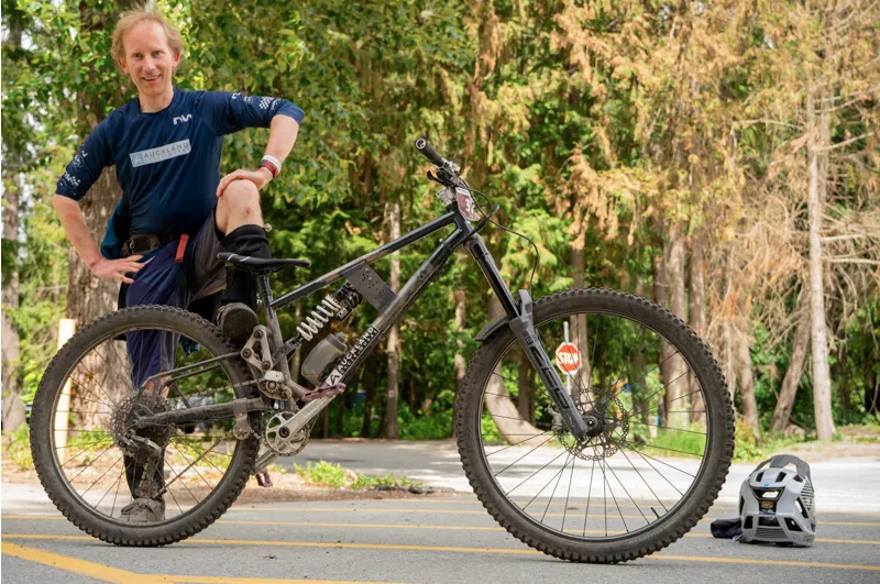 Gary with Marra V1 at Whistler - Trans BC 2023